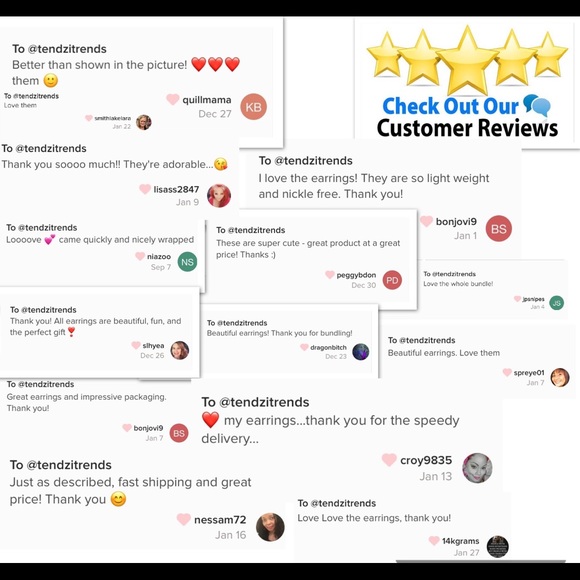 Christmas Reindeer Enamel Dangle Earrings - Picture 2 of 3